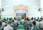 Indahnya-Kebersamaan,-Sinergitas-Kodim-0829-dan-Polres-Bangkalan-Gelar-Pengajian-di-Bulan-Ramadhan
