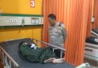 Kapolsek-Sidoarjo-Kota-Jenguk-Santri-Putat-dalam-Perawatan-Medis