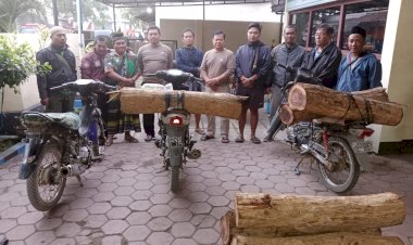 Polisi-Amankan-Terduga-Pelaku-Ilegal-Logging-di-Bondowoso