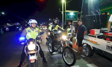Patroli-Gabungan-TNI-Polri-Jaga-Ketertiban-Malam-Takbir-di-Ponorogo,-17-Mobil-Membawa-Sound-Horeg-Dipulangkan