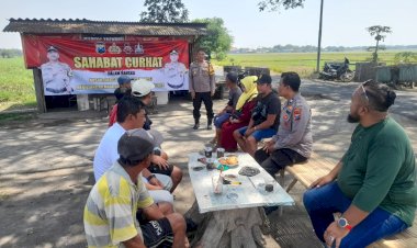 Wujudkan-Pilkada-Damai,-Polsek-Prambon-Gelar-Sahabat-Curhat