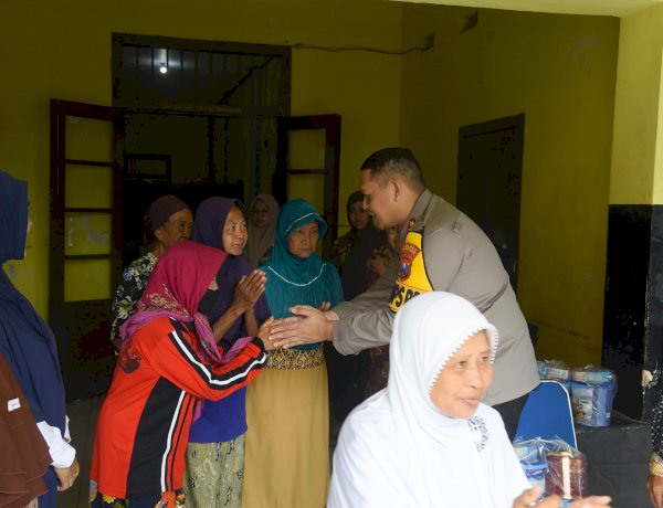 Polri Peduli Polres Bondowoso Salurkan Bantuan dan Kunjungi Panti Jompo