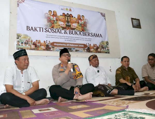 Ramadhan Berkah : Polres Mojokerto Kota Gelar Baksos dan Bukber di Panti Asuhan