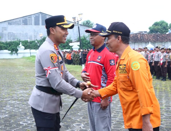 Polres Ngawi Perkuat Jaga Kondusifitas Wilayah dengan Sabuk Kamtibmas