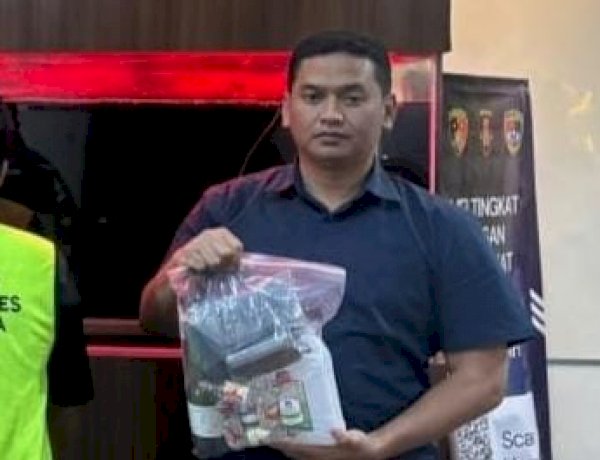 Polrestabes Surabaya Bongkar Pembuatan Tembakau Sintetis di Sidoarjo Satu Tersangka Diamankan