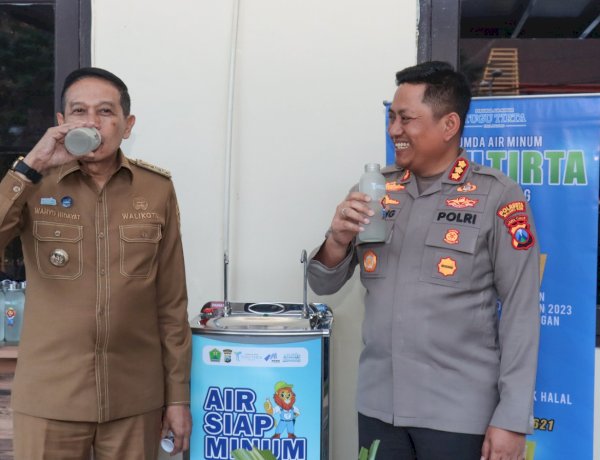 Polresta Malang Kota Sediakan Anjungan Air Minum Gratis, Naikkan Standar Pelayanan Publik