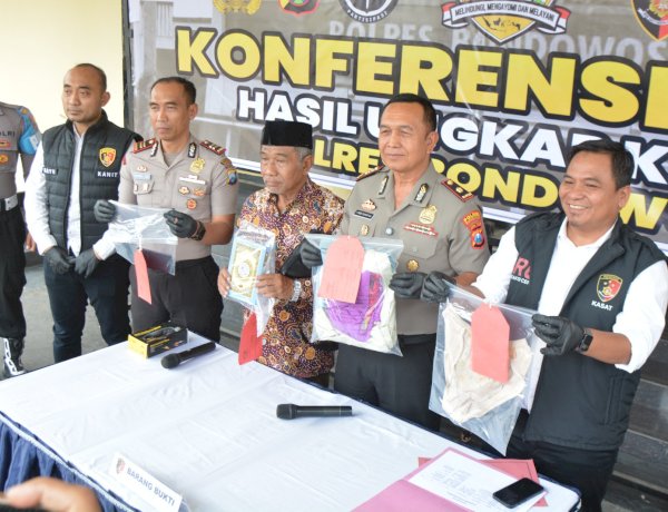 Polres Bondowoso Amankan Tersangka Penyebar Konten Diduga Penistaan Agama
