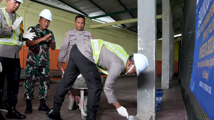 Perkuat-Program-MBG,-Kapolresta-Sidoarjo-Ground-Breaking-SPPG-di-Desa-Kedung-Cangkring
