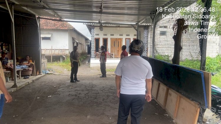 Polsek-Tulangan-Datangi-Lokasi-Diduga-Tempat-Sabung-Ayam