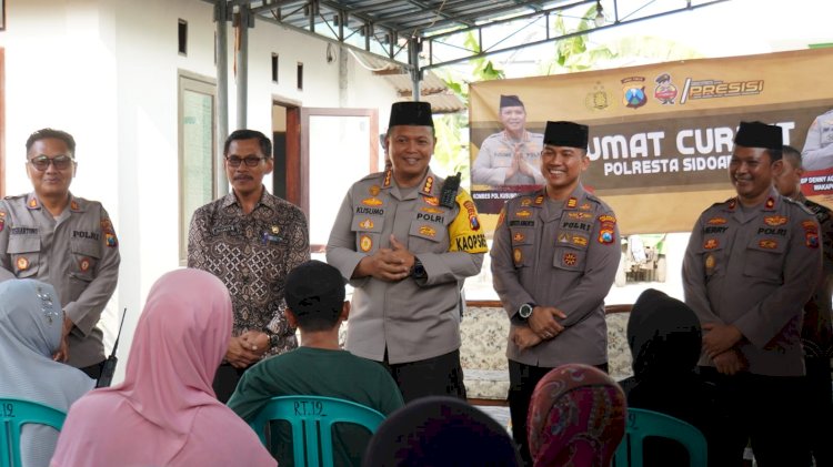 Jumat Curhat Polresta Sidoarjo Bersama Warga Sidokare