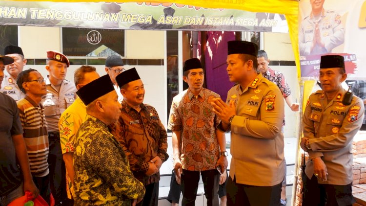 Jumat Curhat di Tenggulunan, Kapolresta Sidoarjo Ajak Sukseskan Pemilu 2024