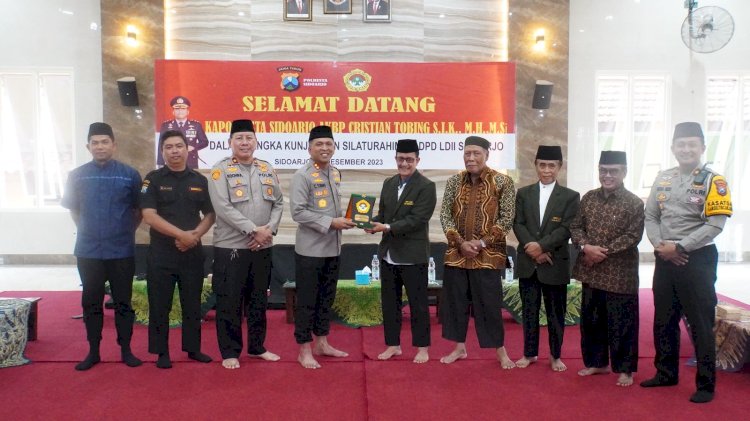 Kapolresta Sidoarjo Gandeng DPD LDII Sidoarjo Wujudkan Pemilu 2024 Damai