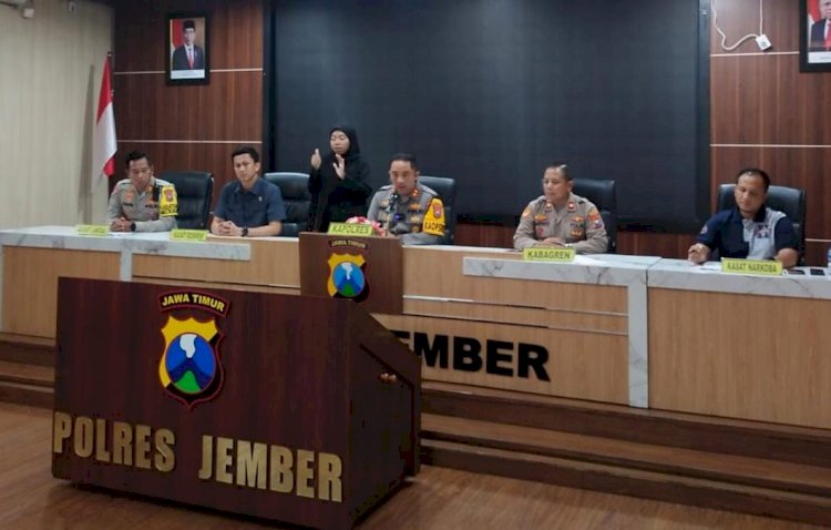 Polres Jember Berhasil Turunkan Kasus Penyalahgunaan Narkoba Sepanjang Tahun 2023