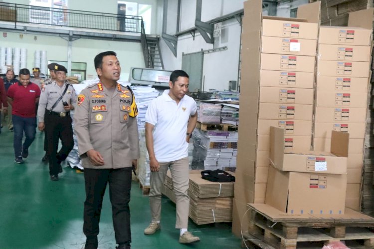 Kapolresta Sidoarjo Pastikan Logistik Pemilu 2024 Aman