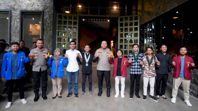 Mahasiswa dan Polresta Banyuwangi Sepakat Jaga Kerukunan di Bumi Blambangan Pasca Pemilu