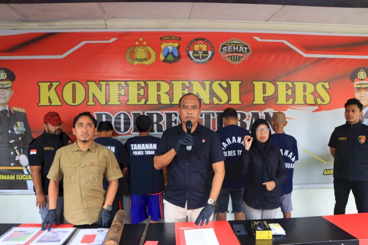 Polres Tuban Amankan Oknum Scurity PT. Pertamina Diduga Curi Pipa di Tempat Kerjanya