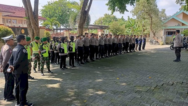 Polres Pamekasan Siapkan Personel Gabungan Untuk Pengamanan Pengesahan Warga Baru PSHT