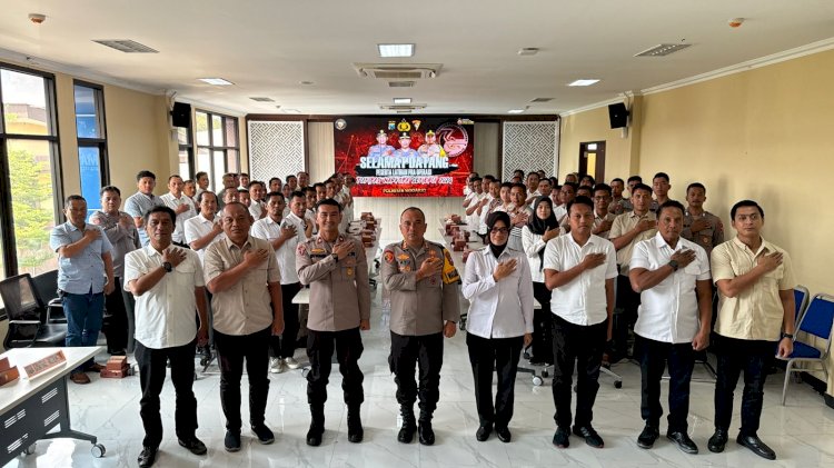 Gelar Latpraops, Polresta Sidoarjo Matangkan Operasi Tumpas Narkoba Semeru 2024