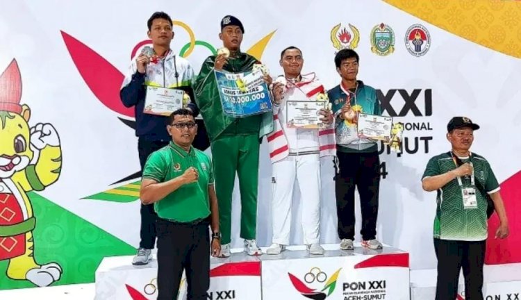 Atlet Taekwondo Polda Jawa Timur Raih Medali Emas di PON XII