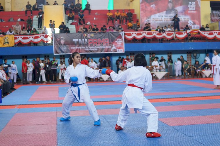 Polwan Satsamapta Polresta Sidoarjo Raih Juara 2 dan 3 Kejuaraan Karate Piala Panglima TNI