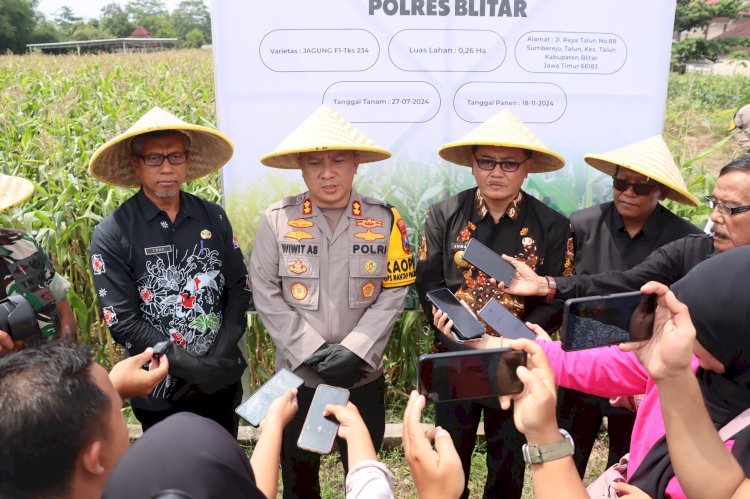 Sukseskan Program Asta Cita, Polres Blitar bersama Pemkab Tandatangani MoU Wujudkan Swasembada Pangan