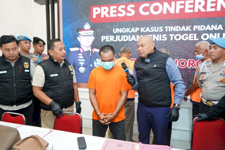 Polres Ponorogo Berhasil Bongkar Tiga Kasus Judi Online